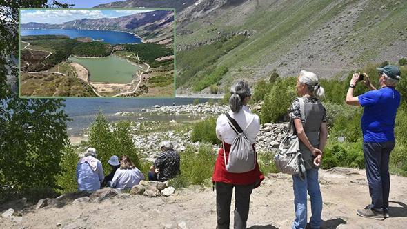 Nemrut Kalderası’nda ziyaretçi yoğunluğu