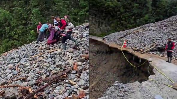 Osmaniye'de sağanak sel ve heyelana neden oldu
