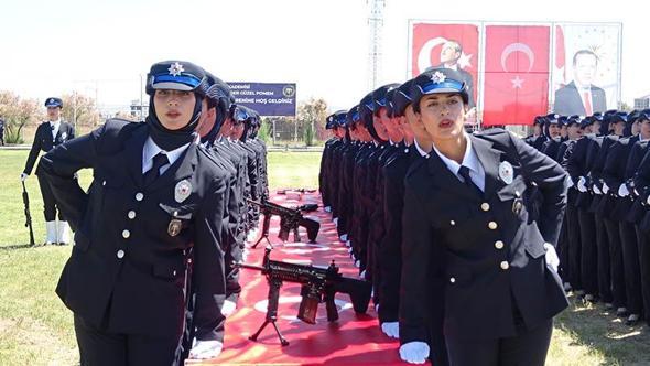 Aksaray POMEM'de 485 polis adayı mezun oldu