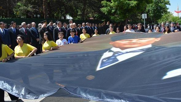 Atatürk'ün Erzurum'a gelişinin 107'nci yıl dönümü kutlandı