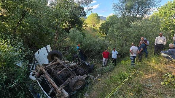 Bingöl’de kamyonet uçuruma yuvarlandı: 3 ölü, 2 yaralı