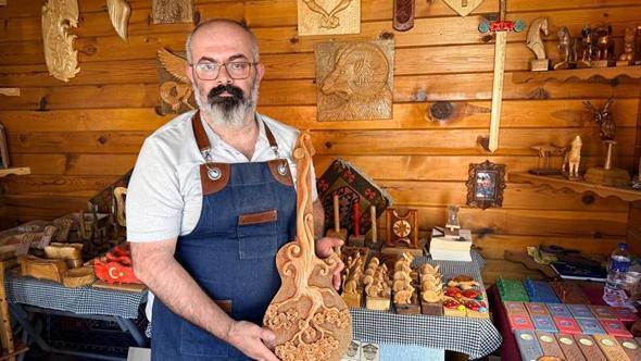 Çocukluk merakı ahşap oymacılığı, mesleği oldu