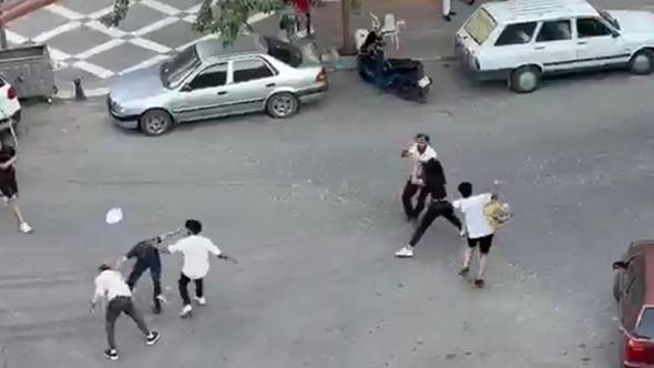 Şanlıurfa’da iki grup arasındaki kavga kamerada; 6 yaralı