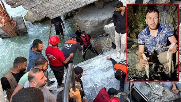 Çayda kaybolan Erkan’ı arama çalışmaları 5’inci gününde