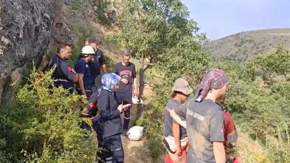 Mağarada bulunan cesedi, yoğun metan gazından dolayı çıkarılamadı