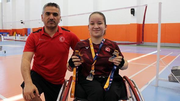 Milli para badmintoncu Tuğba: Hedefim uluslararası yarışmalarda derece yapmak
