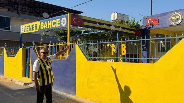 Hataylı depremzede, Fenerbahçe sevgisiyle evini sarı-lacivert renklere boyattı
