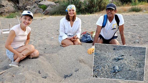 Yerleşik yabancılar deniz kaplumbağalarının gönüllü koruyucusu oldu