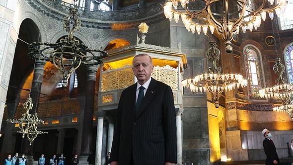 Cumhurbaşkanı Erdoğan’dan Ayasofya mesajı: Ayasofya yalnızca bir ibadet mekanı değildir