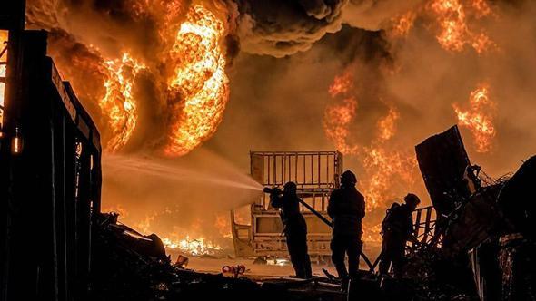 Malatya'da hurdacılar sitesinde çıkan yangın söndürüldü