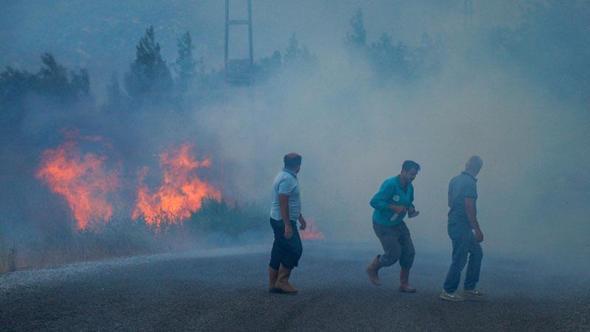 Alanya’daki orman yangını 2'nci gününde