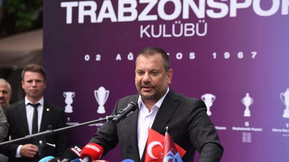 Ertuğrul Doğan: Trabzonspor’un geçmişi bizim pusulamızdır
