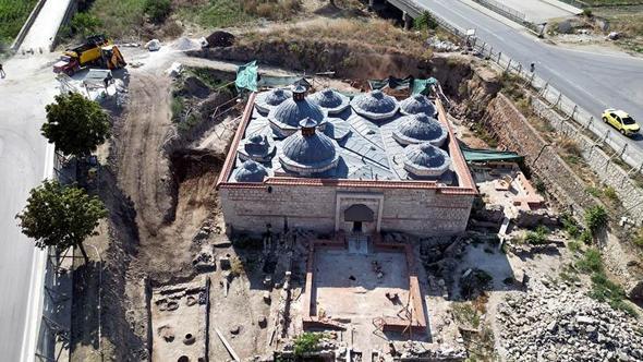 Edirne'de Gazi Mihal Bey Hamamı'nın restorasyonunda ilk etap bitti
