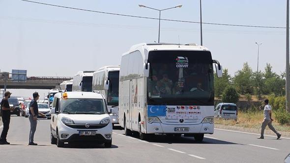 'Filistin Konvoyu' Diyarbakır’da