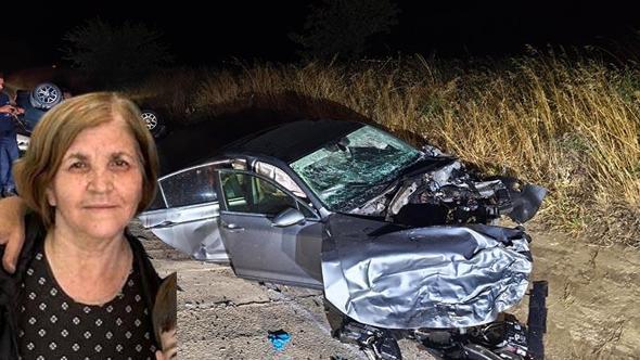 Edirne'de 2 otomobilin çarpıştığı kazada yaralanan kadın kurtarılamadı