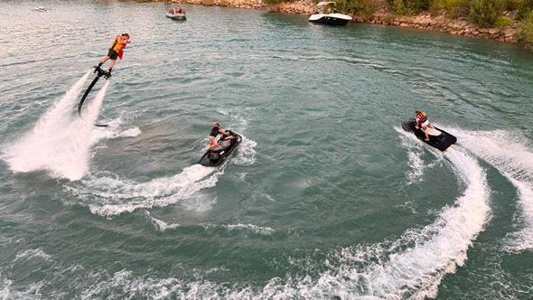 Munzur'da su sporları heyecanı; renkli görüntüler ortaya çıktı