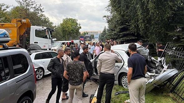 Erzurum’da yağışlı havada zincirleme kaza: 5 yaralı