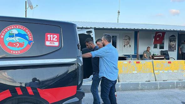 Kundaklama şüphelisi korsan taksiyle kaçarken yakalandı