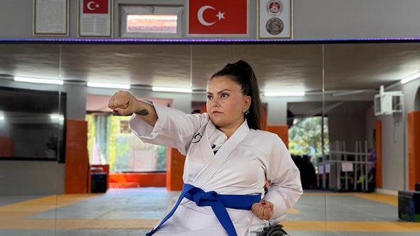Şerife, sporla engelleri aştı