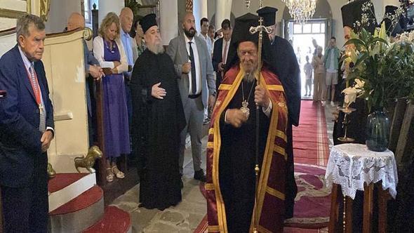 Fener Rum Patriği Bartholomeos, Çanakkale'de ayine katıldı