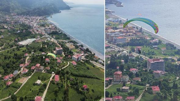 Artvin’de yamaç paraşütü yarışması heyecanı