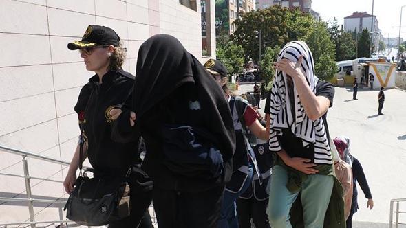 Eskişehir merkezli 19 ilde modem dolandırıcılığı operasyonunu şüphelileri adliye