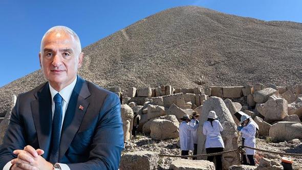 Bakan Ersoy: Nemrut'u özgünlüğünü koruyarak gelecek kuşaklara taşıyacağız