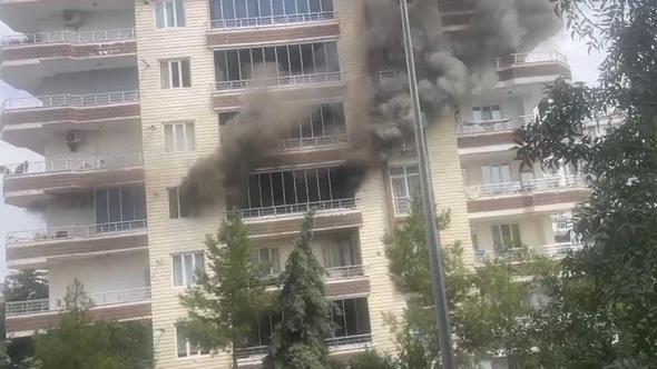 Apartmandaki yangında 3 çocuk, 6 kişi dumandan etkilendi