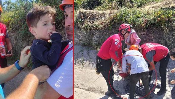 Kaybolan oğlunun bulunduğunu öğrenen anne sevinçten bayıldı