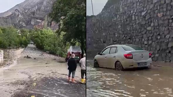 Erzurum'da sel hasara yol açtı