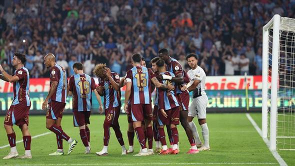 Trabzonspor’un 5 gollü reaksiyonu istatistiklere yansıdı
