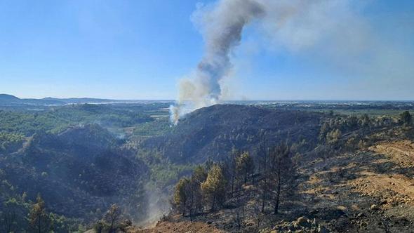 Antalya Serik'teki yangın kontrol altına alındı; 6 ev yandı