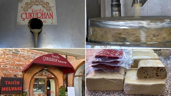 Taş değirmende 4 kuşak tahin üretiyorlar