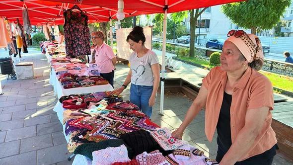 Kadınların el emeği ürünleri, dezavantajlı öğrencilerin eğitimine destek oluyor