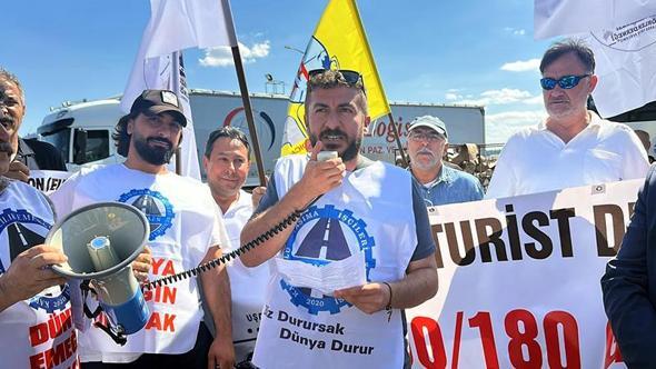 TIR şoförlerinden Schengen vizesi ve özlük hakları açıklaması