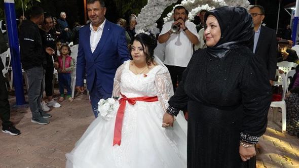 Down sendromlu Elif'in düğün hayali gerçek oldu