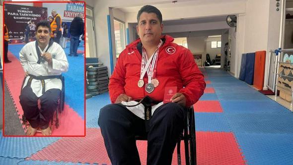 Bel kemiği kırılan Mehmet hayata tutundu, 8 ayda milli sporcu oldu