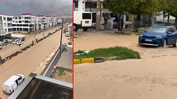 Diyarbakır’da sağanak; cadde ve sokaklar göle döndü