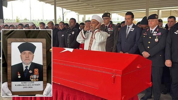 Sivas'ın son Kore gazisi toprağa verildi