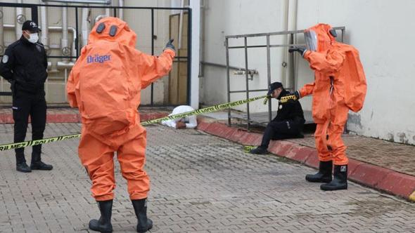 Kayseri'de kimyasal, biyolojik, radyolojik ve nükleer tehditler tatbikatı