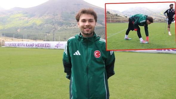 Doğumda kolu felç olan Yağız’ın Dünya Kupası heyecanı
