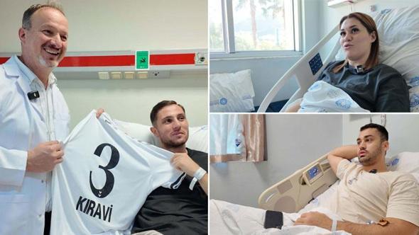 Aynı gün ön çapraz bağ ameliyatı olan 3 sporcu yeniden spora dönmeyi hedefliyor