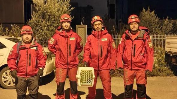 Havalandırma boşluğunda mahsur kalan baykuşu, AKUT kurtardı