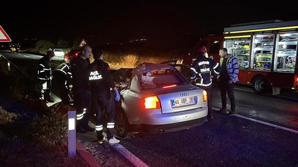 Nevşehir'de TIR'a arkadan çarpan otomobilde 2 ölü
