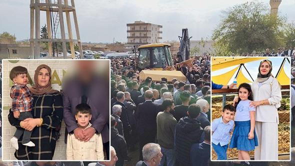 Su kanalına uçan otomobilde ölen 4'ü çocuk 6 kişi, yan yana toprağa verildi