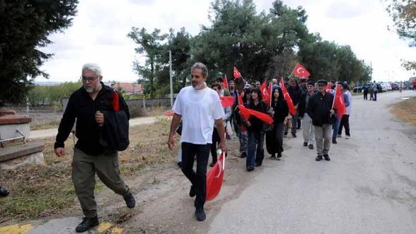 Edirne'de Sırpsındığı Zaferi dolayısıyla 4 kilometrelik anma yürüyüşü yapıldı