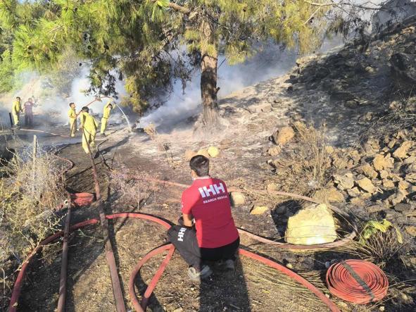 Antalyada orman yangını