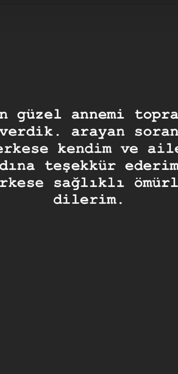 Oyuncu Erdem Yenerin annesi vefat etti