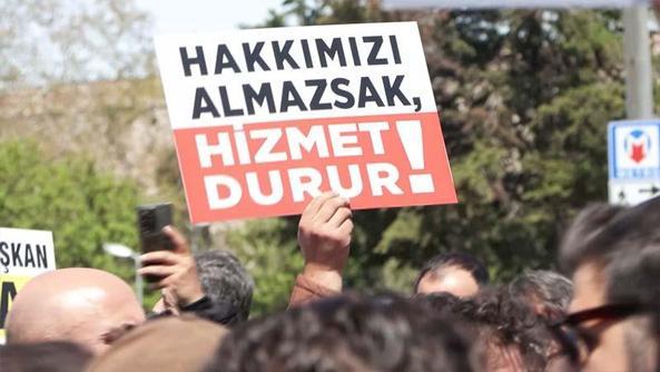 İETTye bağlı Özel Halk Otobüsü şoförleri, Saraçhanede eylem yaptı