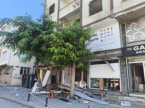 Zeytinburnunda doğal gaz kaçağı nedeniyle çıkan yangın söndürüldü